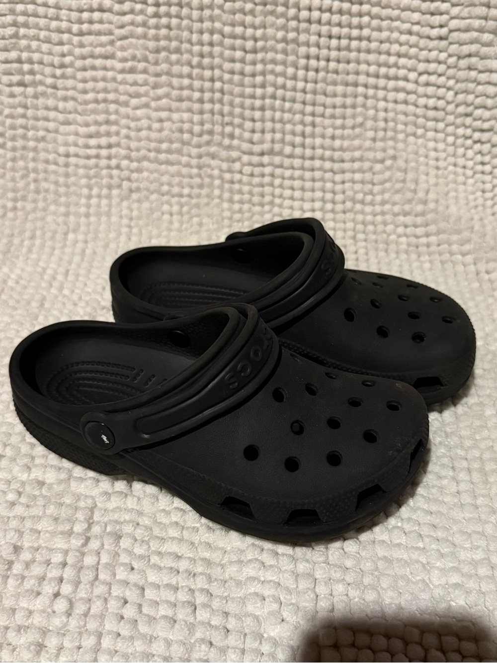 Kids Black Crocs Shoes - Classic Comfort